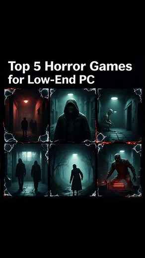 top 5 horror games for low end PC #top5 #horrorgames #lowendpcgames #shorts