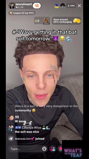 #JWavy getting in that bat suit tomorrow. 😈 😂 🌊 The hand rubs gon’ do it everytime 😆 #TeaBreak 🦇 #Batman #WavyGang #explorepage✨