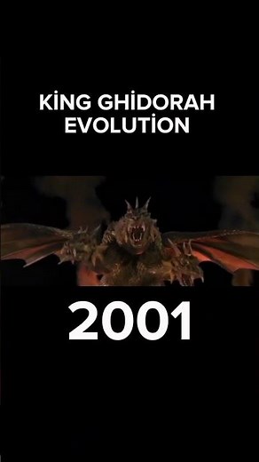 EVOLUTİON KİNG GHİDORAH #kingghidorah #evolution
