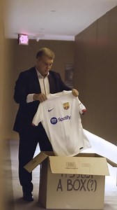 3.5M views · 26K reactions | White a surprise! Presenting the 2023/24 FC Barcelona away kit  | FC Barcelona | Facebook