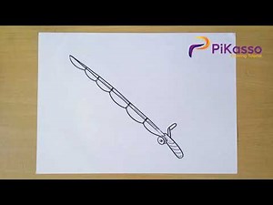 How to Draw Fishing Rod Easy