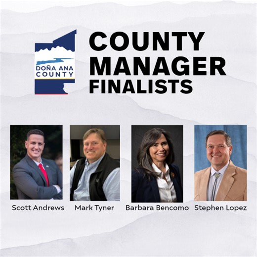 Doña Ana County announces finalists for next County Manager