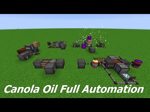 Actually Additions Canola Oil Full Automation Tutorial - All Tiers
