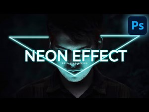 NEON GLOW EFFECT in Adobe Photoshop Tutorial
