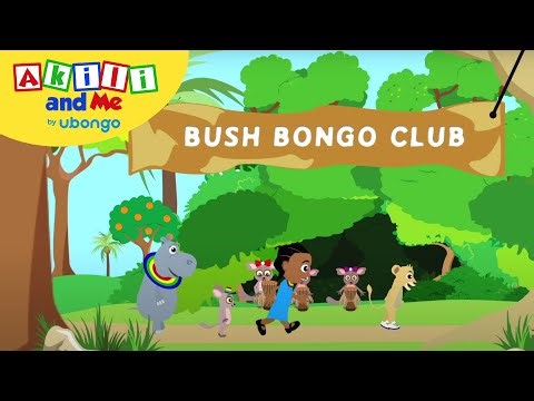 Episode 29: Bush Bongo Club | Episode of Akili and Me | Learning videos for toddlers
