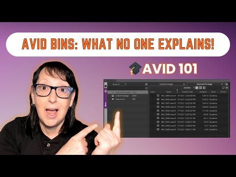 Bins vs. Bin Containers EXPLAINED • An Avid Tutorial