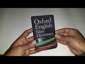 DICTIONARY' Oxford English Mini Dictionary - MY BOOK SIZE