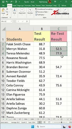 How do I skip blank cells while pasting in Excel - Excel Tips and Tricks #shorts