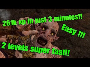 HOW TO LEVEL UP INSANELY FAST IN SHADOW OF WAR!!