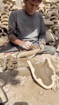 A poor man created an amazing miracle out of clay