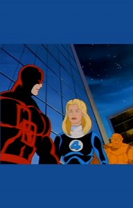 What did you guys think of when Daredevil and the Fantastic Four teamed up to defeat Doctor Doom in the Fantastic Four animated series in 1994? #daredevil #daredevilbornagain #mattmurdock #marvel #fantasticfour #doctordoom #easteregg #spoiler #saturdaycartoons #saturdaymorningcartoons #nineties #90s #90scartoons #90snostalgia | Rare Action Figures
