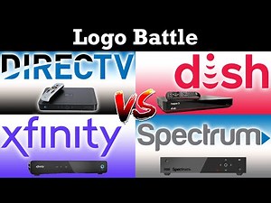 DirecTV VS Dish Network VS Xfinity VS Spectrum - Logo Battle