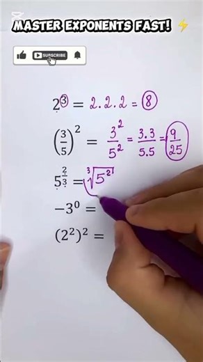 Exponents Explained: 5 Must-Know Rules in 60 Seconds! 🔢✨