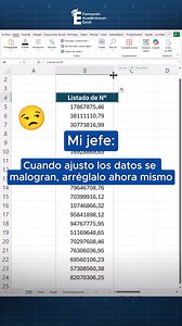 Ajusta datos sin problemas en Excel. 😏🔥 #exceltutorial #excelbasico #excel | Formación Académica en Excel