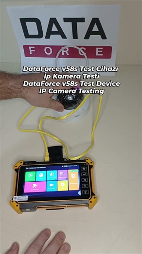 DataForce V58S ile IP Kamera Testi | Canlı Görüntü ve Ağ Bağlantı Kontrolü