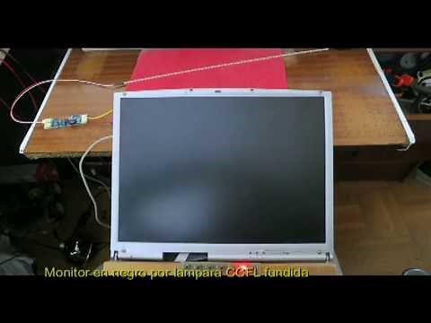 Cambiar lampara CCFL a LED. Fix CCFL to LED