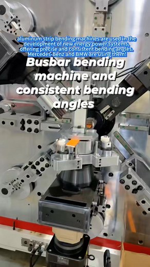 Busbar bending machine offer precise and consistent bending angles used by CNC machine #busbar #bending #machine #consistent #bending #angles #manufacturing #factory | wire flexible