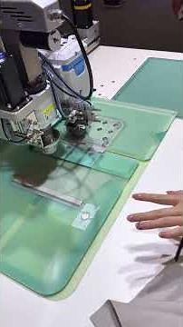 Automatic sewing machine for templates #sewing