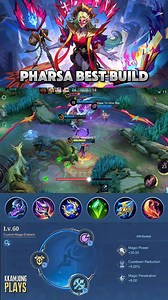 950K views · 2K reactions | PHARSA Best Build  Deadly Midlane Full Damage MVP RANKED GAME ! Gaara Skin Get it for Free from 5/2 - 6/1 #MLBBShinobi #MLBBxNARUTO #NarutoCreatorParty #MLBB MLBB Mobile Legends | Kkamjong Plays | Facebook
