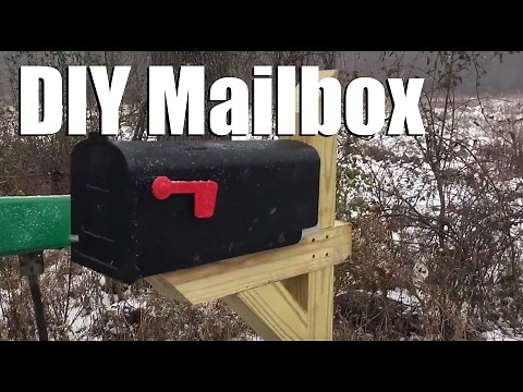 New DIY Mailbox Post and Happy Thanksgiving to All!