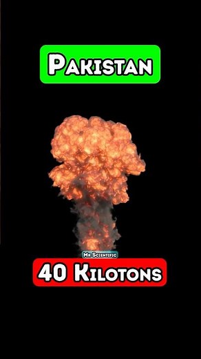 Nuclear ☢️ Bomb 💣 Size Comparison! #shorts