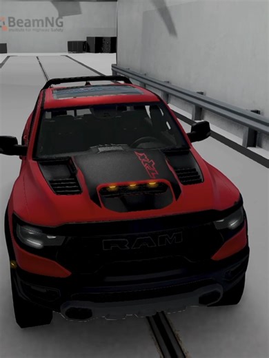 Dodge Ram Crush Test in BeamNG.drive Simulation