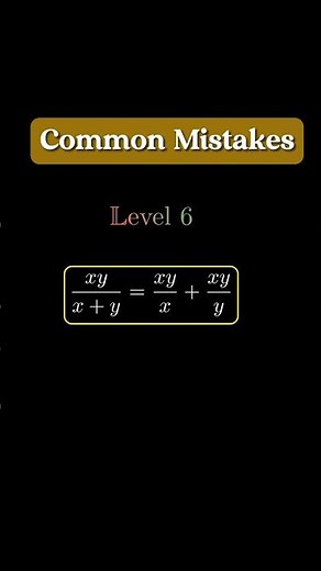 Common Mistakes in Maths #maths