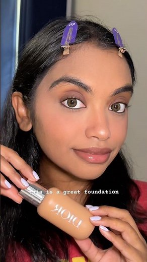 Dior Backstage Face and Body Foundation on Brown Skin Natural Finish Makeup Review Test 🤍