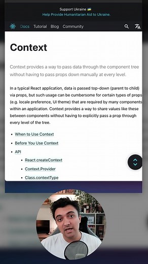 The React Context API is EASY #javascript #reactjs #techtok #coding #programming #webdev #webdeveloper #softwareengineering #learntocode #webdevelopment #softwareengineer