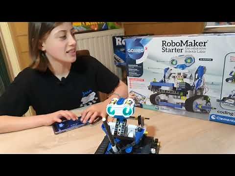 Baue und programmiere deinen eigenen Roboter - RoboMaker Starter Set von Clementoni mit Jana