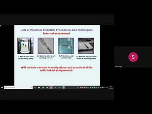 Applied Science BTEC Level 3 sixth form induction session