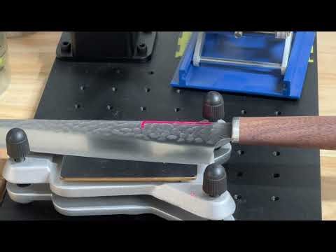 Engraving Two Premium Taski Chef Knives for One of My Chef Clients