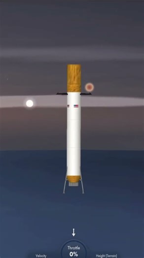 SFS | Custom reusable rocket! #sfs #space #nasa #spacex