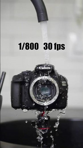 How shutter speed affects video