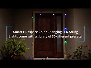 Step Up Your Lighting Game with 30 Customizable Presets: Smart Hubspace String Lights Review