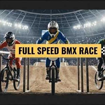 BMX Racing | Full Speed Showdown at the Oval Stadium (Enjoy Watching AI Videos)