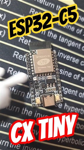 ESP32-C5 CX Tiny By. WirelessTag #esp32