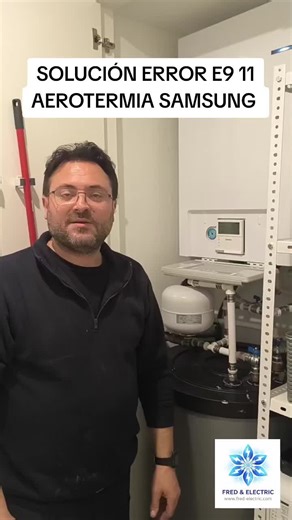 SOLUCIÓN ERROR E9 11 AEROTERMIA SAMSUNG ❄️🌀💨 #AireAcondicionadoBarcelona #InstaladoresBarcelona #InstalaciónProfesional #BombaDeVacío #calidadgarantizada &electric