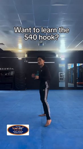 540 hook tutorial #taekwondo #sportsedtvtaekwondo #sportsedtv #martialarts | Taekwondo TV