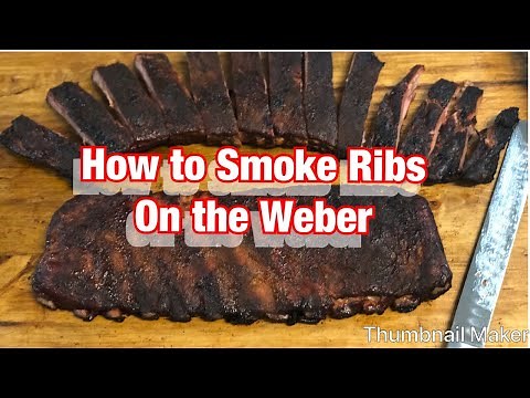 How to Smoke Ribs on Weber using Snake Method