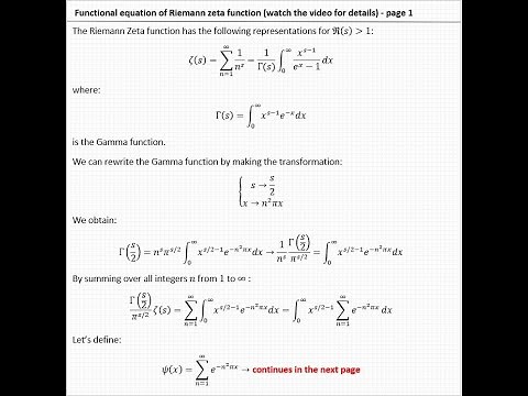 Derivation of the functional equation of the Riemann zeta function