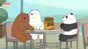 143K views · 7K reactions | Feast of Fiction made an IRL Poutine Bearstack from the #WeBareBearsMovie and it's EVERYTHING! ❄️⁣ ⁣ Watch the We Bare Bears Movie TODAY on Cartoon Network at 3p PST / 6p EST! #ad | We Bare Bears | Facebook