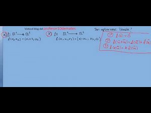 Linear applications 03