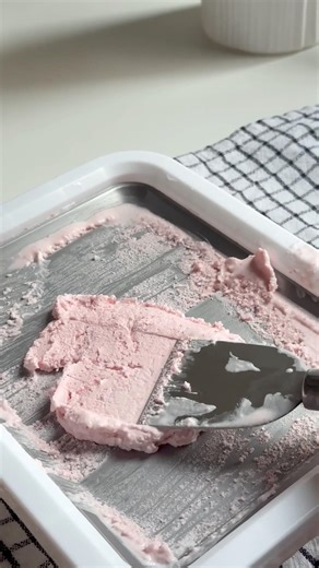 snow ice cream 🍨🧊 #asmr