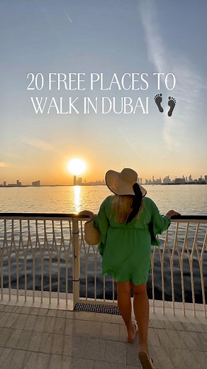 454K views · 1.4K reactions | 20 free place to walk in Dubai  #dubai #walk #free #steps #views #water #scenic #route #run | Dxbhun | Facebook