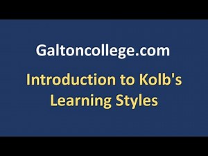 Introduction to Kolb's Learning Styles