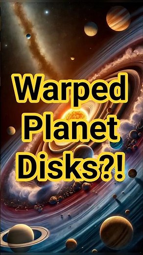 Warped Planet Disks: The Strange Birth of Alien Worlds 🌌✨