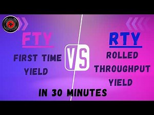 First Time Yield vs Rolled Throughput Yield in 30 Minutes