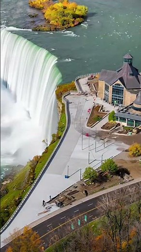 Niagara Falls: From Nothing to the Most Powerful Waterfall on Earth 🌊 #niagarafallsusa #niagrafalls
