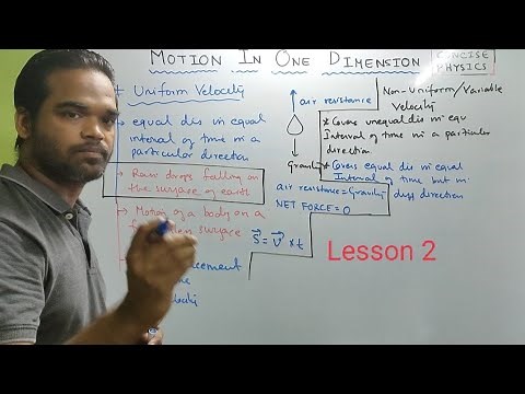 Motion in one dimension class 9 icse physics || Concise Physics || Selina || Lesson 2